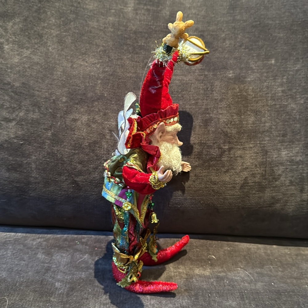 Mark Roberts RARE small “Toyland Fairy” - Red, Gold, and Green. 51-27976 - Picture 8 of 8